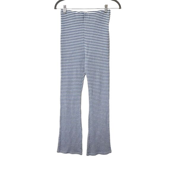 ARAMINTA JAMES Striped‎ Knit Flare Lounge Pants Sz Small - Picture 1 of 5
